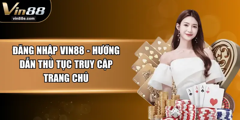 Đăng Nhập VIN88 - Hướng Dẫn Thủ Tục Truy Cập Trang Chủ
