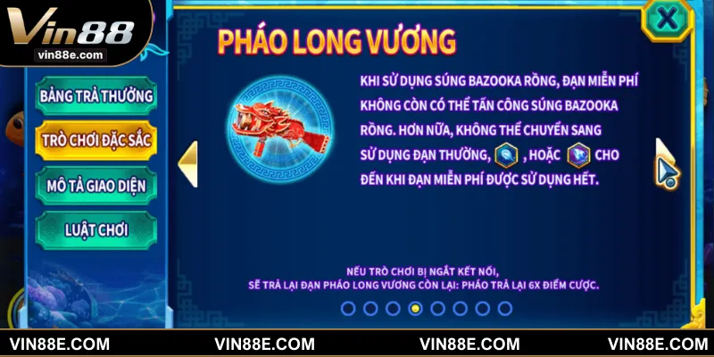 Dragon Fishing cung cấp vũ khí độc đáo chỉ có trong game