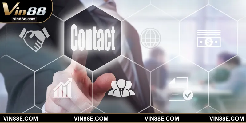 Liên hệ VIN88 thông qua chatbox cực tiện lợi
