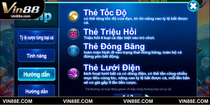 Tập làm quen với các vũ khí được hỗ trợ trong trò chơi